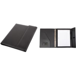 Alassio Ringbuchmappe SALVO, DIN A4, Lederimitat, schwarz Ringbuchmappe A4 SALVO Ringmechanik, Einschubfach, - 1 Stück (30068)