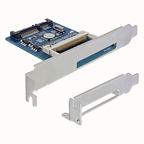 Delock SATA II Compact Flash Card Reader SATA 3Gb/s Silber