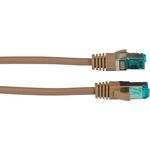 EFB-Elektronik RJ45 Patchkabel Cat.6A S/FTP LSZH braun 1m Hersteller: EFB Elektronik (MK6001.1BR)