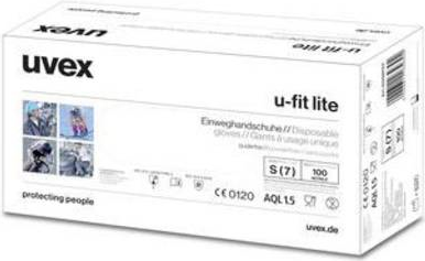 Uvex Handschutz Einmal-HS, Nitril ungepud., u-fit lite S (6059707)