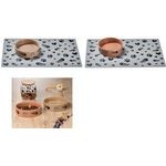 Ritzenhoff & Breker Katzen-Napfset MIKA CAT, 350 ml, braun robuster Keramiknapf aus Steingut, mit charmantem, - 1 Stück (322767)