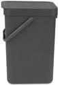 brabantia Abfallbehälter "Sort &amp, Go" 12 l grey (109805)