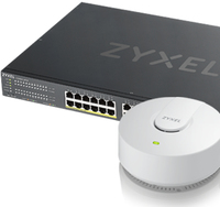 Zyxel GS192024HPV2 + GRATIS NWA1123-ACV2 Access point Managed L2 Gigabit Ethernet (10/100/1000) Schwarz 1U Power over Ethernet (PoE) (GS192024HPV2-EU0103F)