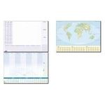 sigel Papier-Schreibunterlage "Time", 595 x 410 mm 30 Blatt, geleimt, mit Wochenplan und Stundeneinteilung (HO350)