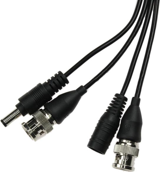 Lupus Electronics BNC/DC Koaxialkabel 10 m Schwarz