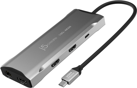 j5create JCD397-N 4K60 Elite USB-C® Multi-Monitor Mini Dock (JCD397-N)