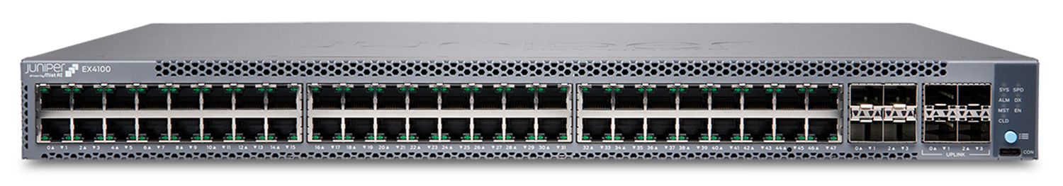 Juniper Networks EX Series EX4100-48P - Switch - 48 Anschlüsse - L3 - managed - stapelbar Grau