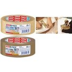 Tesa Klebeband Ultra Strong PVC 50mm/66 Meter (57176 Transparent) (57176 (Transparent))