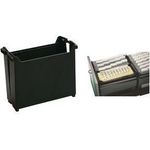 LEITZ ALPHA Hängebox (B)345 x (H)265 x (H)130 mm, schwarz für den Hängezug oder zum Aufstellen, mit Griffen, Boden- (1907-00-95)