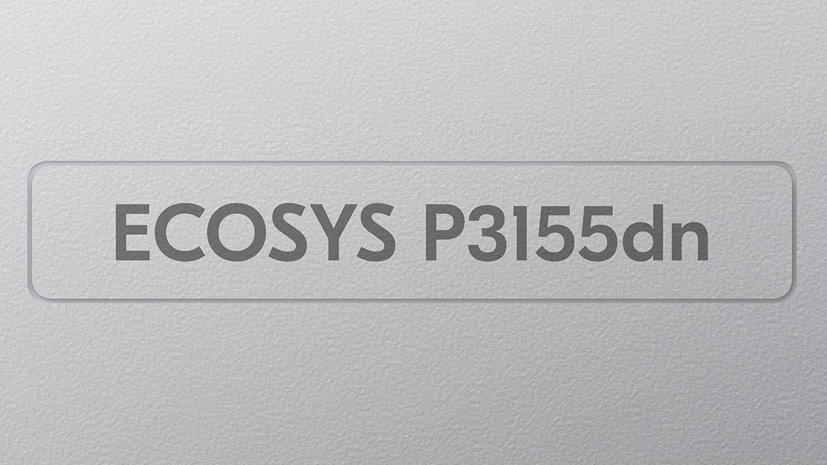 Kyocera Klimaschutz-System Ecosys P3155dn Laserdrucker (Duplex-Einheit, 55 Seiten pro Minute. Inkl. Mobile Print Funktion) schwarz-weiß (1102TR3NL0)