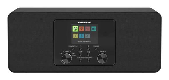 Grundig DTR 5100 2.0 DAB+ WEB Tragbares Radio 14 W Schwarz