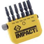 C.K. Bit-Set 6teilig TORX Torsion Control Technologie (T4513)