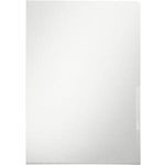 LEITZ Sichthülle Premium, A4, PVC, genarbt, 0,15 mm oben und seitlich offen, dokumentenecht, Hartfolie (4100-30-03)