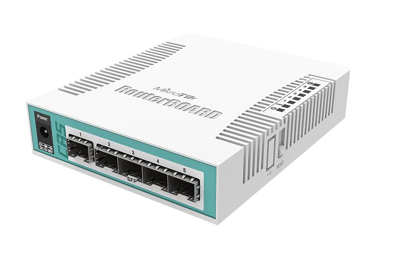 MikroTik CRS106-1C-5S Managed Switch 6 Ports Weiß
