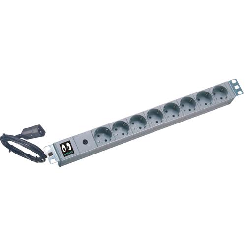 Online USV KG10A8SCH-RACK 19" 1HE Steckdosenleiste Hellgrau, RAL 7035