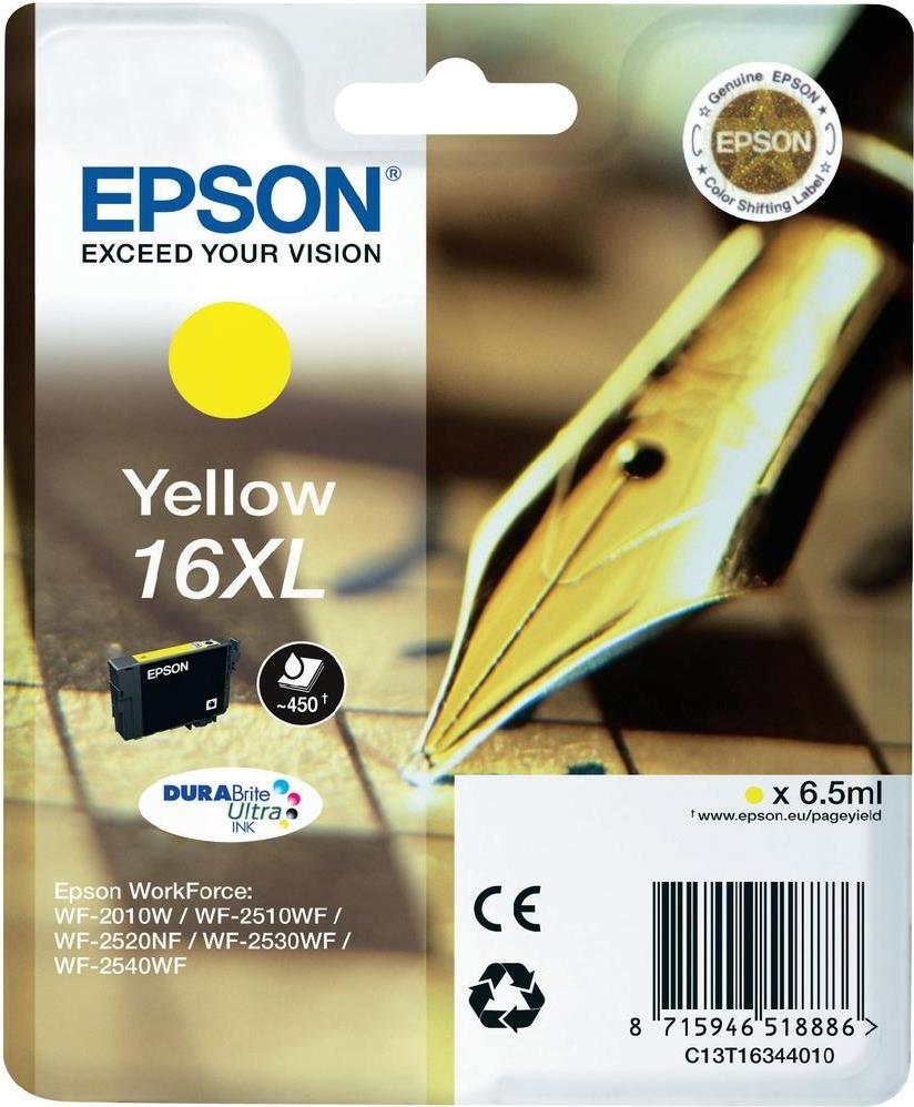 Epson Ink/16XL Pen+Crossword 6.5ml YL SEC (C13T16344022)