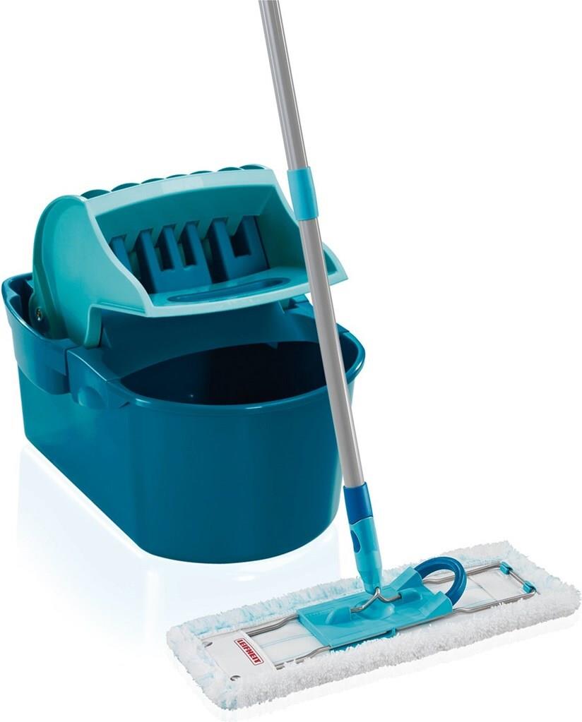 Leifheit 55092 Set Wischtuchpresse Profi Compact mit Bodenwischer (55092)