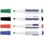 FRANKEN Whiteboard-Marker U-ACT! Line, farbig sortiert Rundspitze, Strichstärke: 3 mm, sortiert in den Farben: - 1 Stück (Z1999)