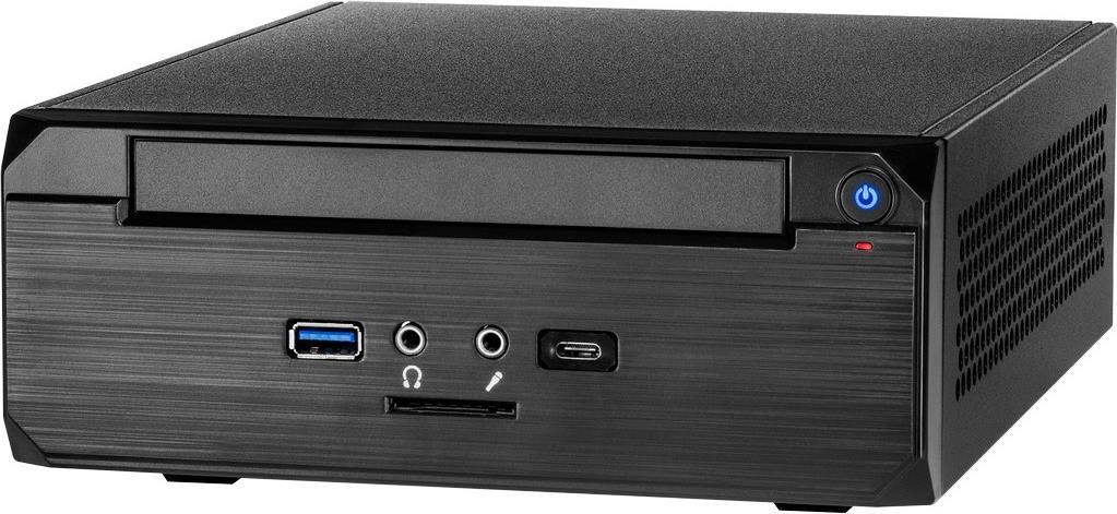INTER-TECH ITX MW-02 Type C 3.0 inkl ext USB 3.0 Type C-Anschluss inkl Slim-DVD-Schacht (88881246)
