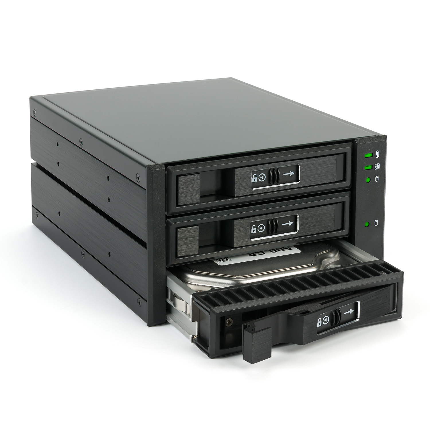 FANTEC BP-T2131 Internes RAID-Backplane 3x 2,5"/3,5" SAS/SATA 6G Hot-Swap Schwarz