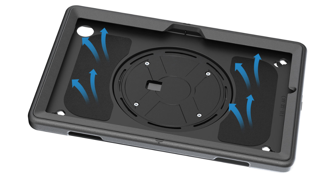 4smarts GRIP Rugged Case für Samsung Galaxy Tab Active4 Pro 10,1" Schwarz