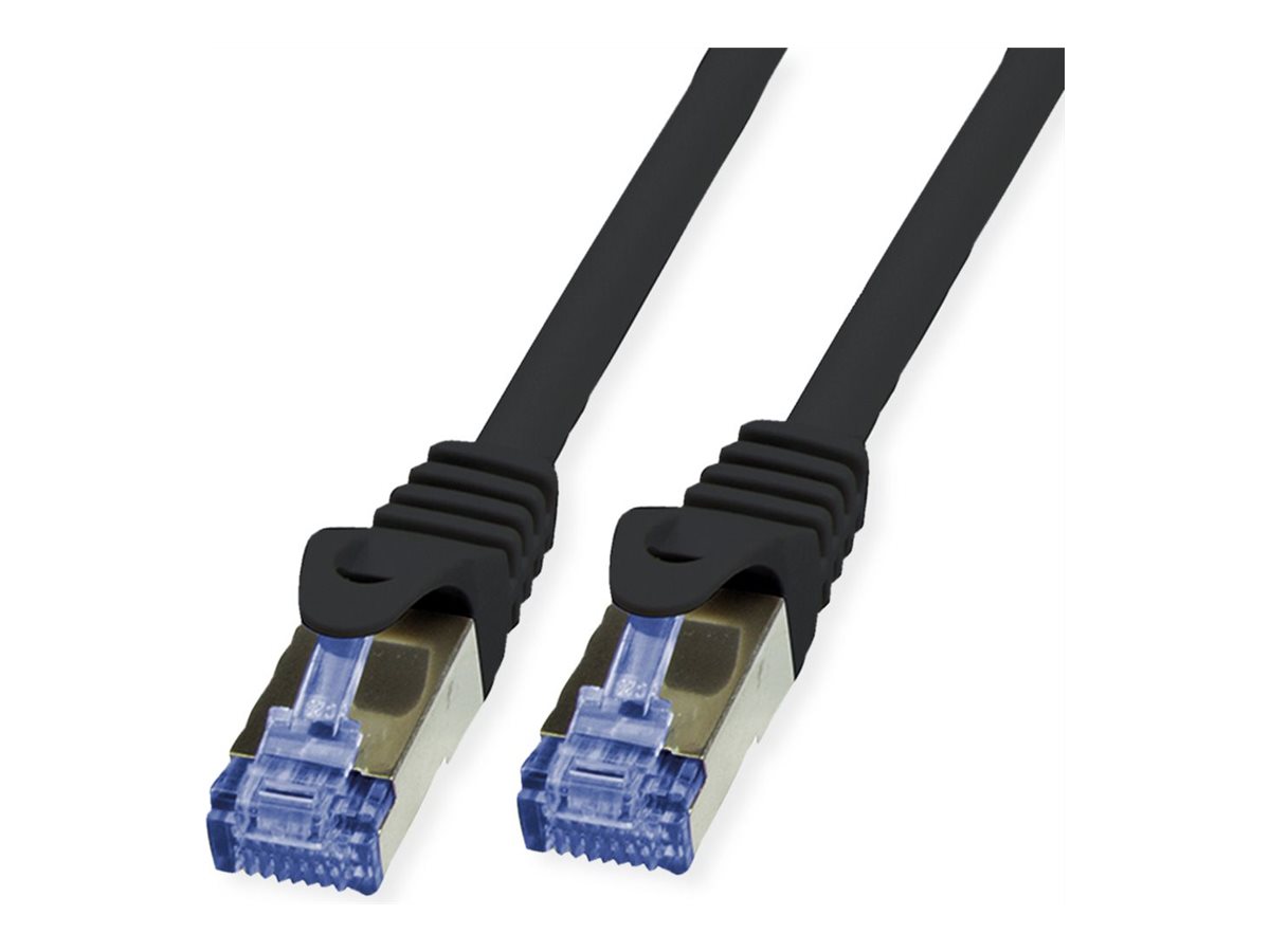 VALUE 21.99.0721 Cat.6a S/FTP Patchkabel 30 m Schwarz
