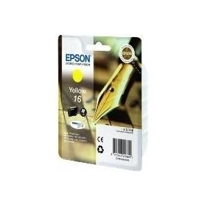 Epson 16 Tintenpatrone gelb Standardkapazität 3.1ml 165 Seiten 1-pack blister ohne Alarm (C13T16244010)