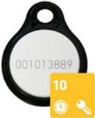 REINERSCT timeCard RFID Transponder 10 DES 10 Stk. Mifare DESFire grau (2749600-361)