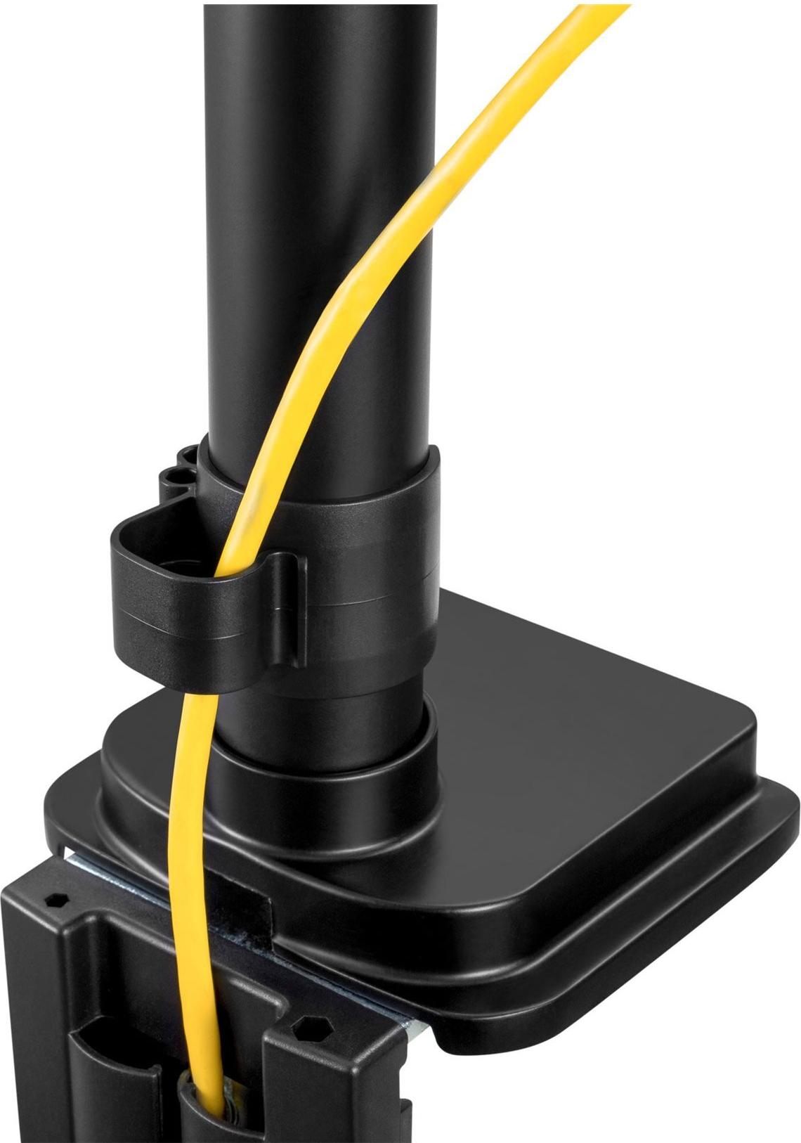 InLine 23160B Tischhalterung mit Lifter für 2 Monitore bis 32" 9kg Schwarz