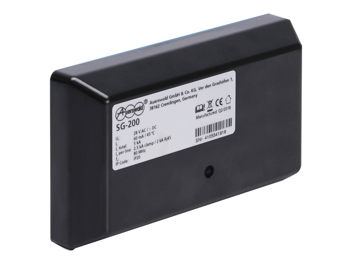 Auerswald SG-200 Überspannungsschutz für All-IP-Anschlüsse, VDSL und ADSL Schwarz