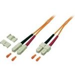 EFB-Elektronik Duplex Jumper SC-SC 50/125µ, OM2, LSZH, orange, 3.0mm, 1m Hersteller: EFB Elektronik (O6413.1)