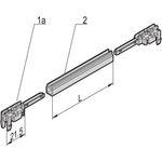 SCHROFF Führungsschiene Typ Zubehör, PC, 280 mm (24568-381)