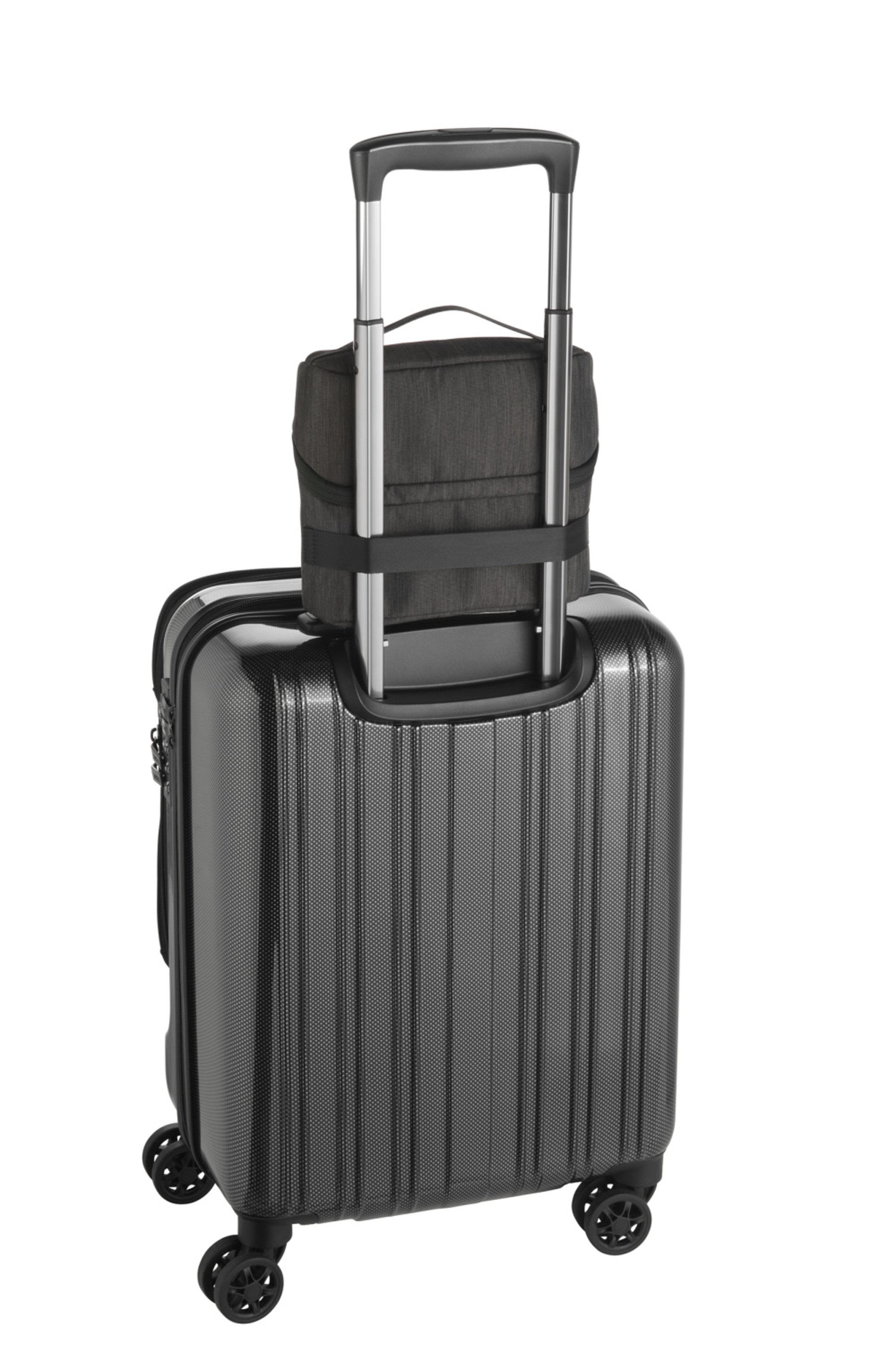 TROIKA BUSINESS TECH 2 GO Kabeltasche BBG72 Polyester Reißverschluss 70 x 200 x 190 mm Schwarz/Grau