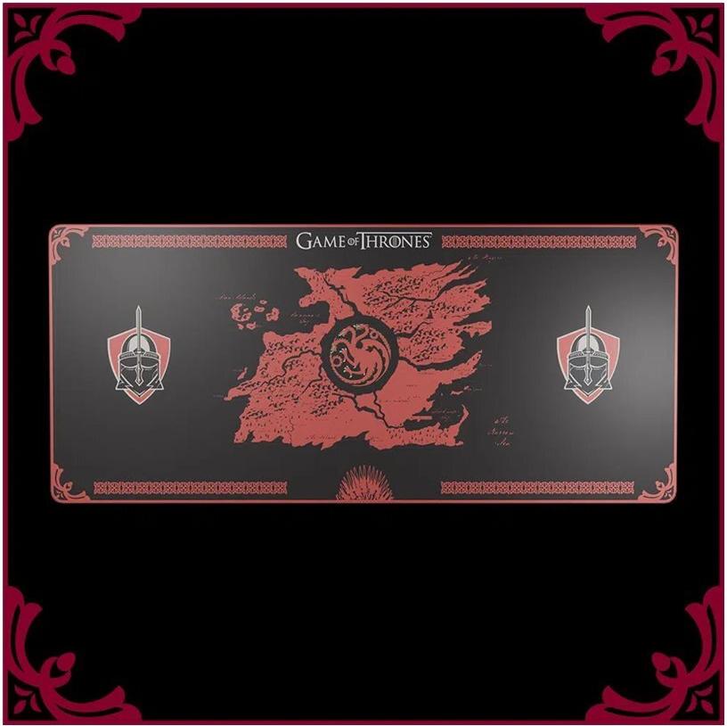 Lexip Game of Thrones Targaryen Edition XXL Gaming-Mauspad Schwarz/Rot 900x400 mm (TSXLXMP0004)