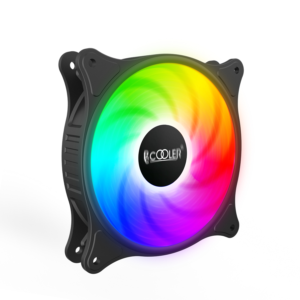 PCCOOLER FX-120-3 RGB Lüfter 120 mm 1200 RPM Schwarz