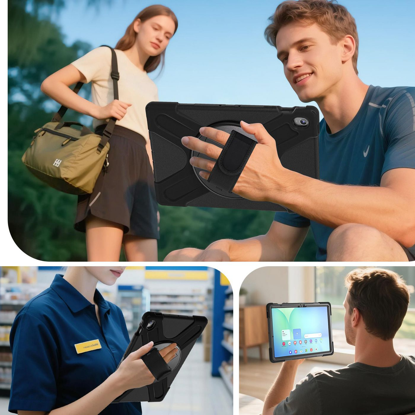 eSTUFF Galaxy Tab Active5 Pro/Active4 Pro/Active Pro Schwarz