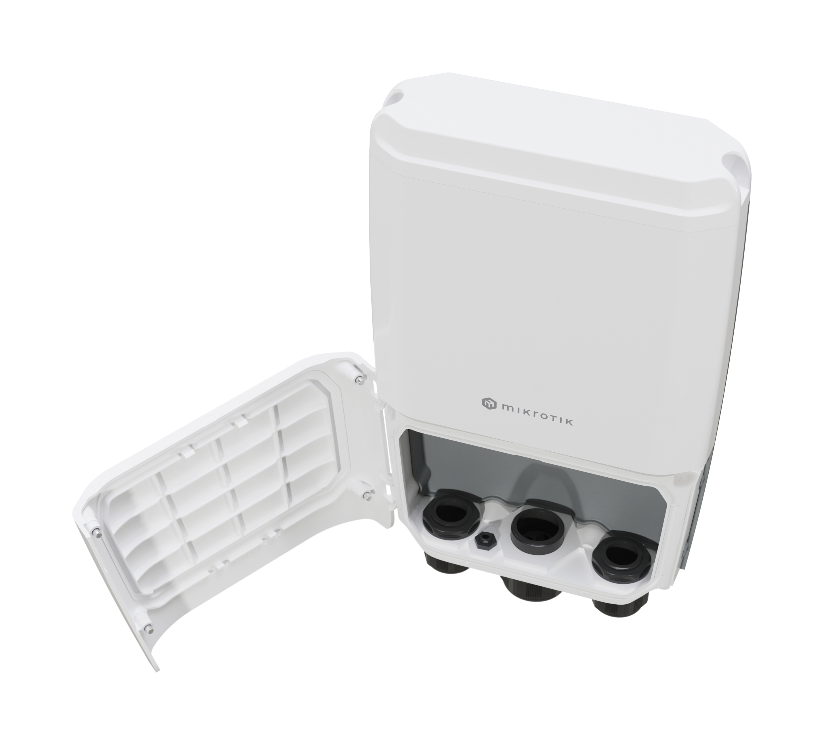 MikroTik CRS305-1G-4S+OUT FiberBox Plus Outdoor Managed Switch, 4x 10G SFP+, IP66, Weiß