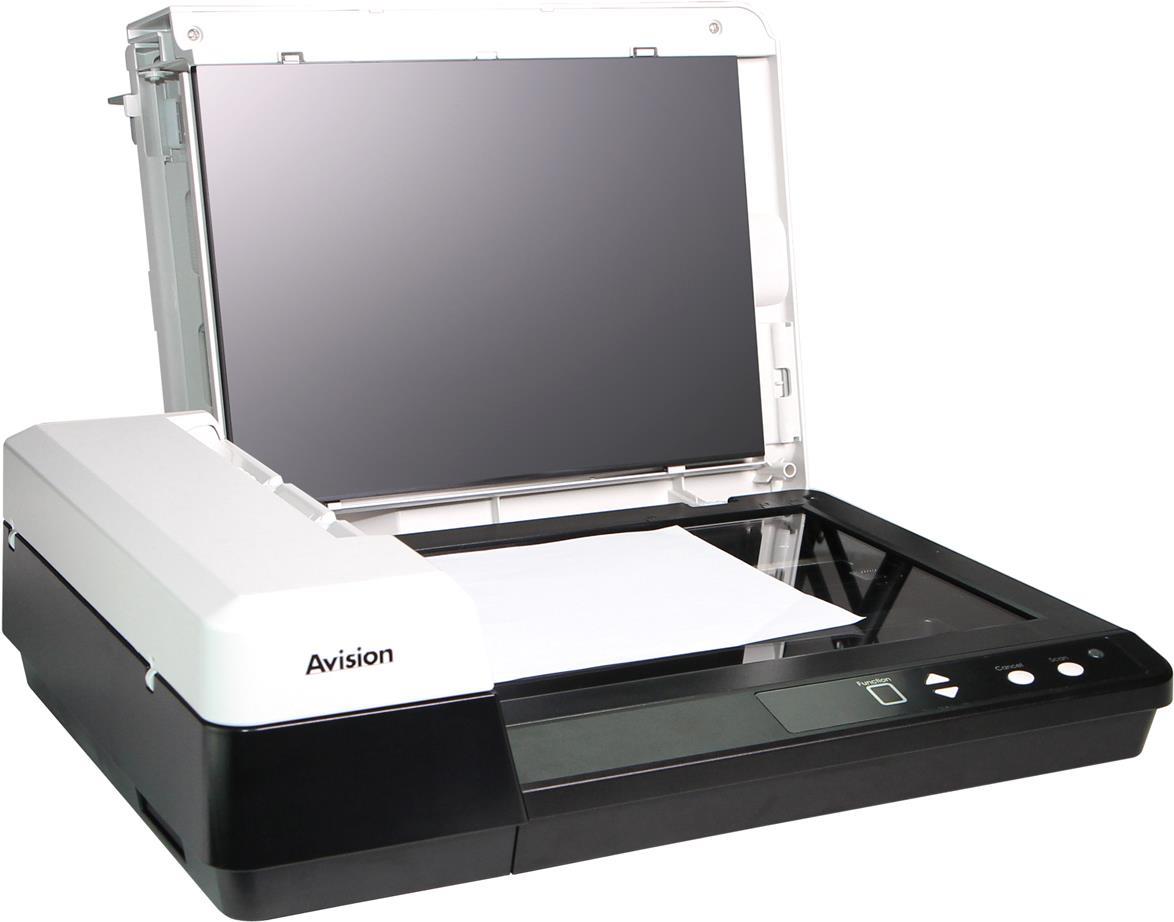 Avision AD130 Flachbett- & ADF-Scanner A4 Schwarz (000-0875F)