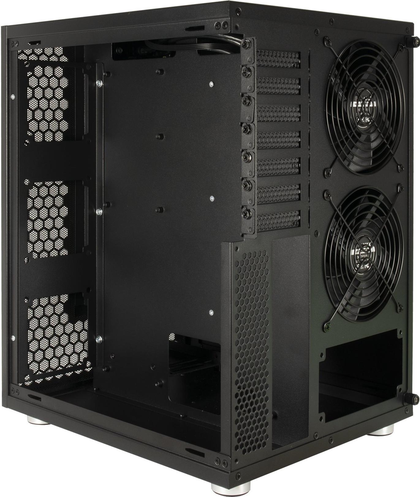 Inter-Tech NAS-8 Speichergehäuse 8 Hot-Swap Schwarz
