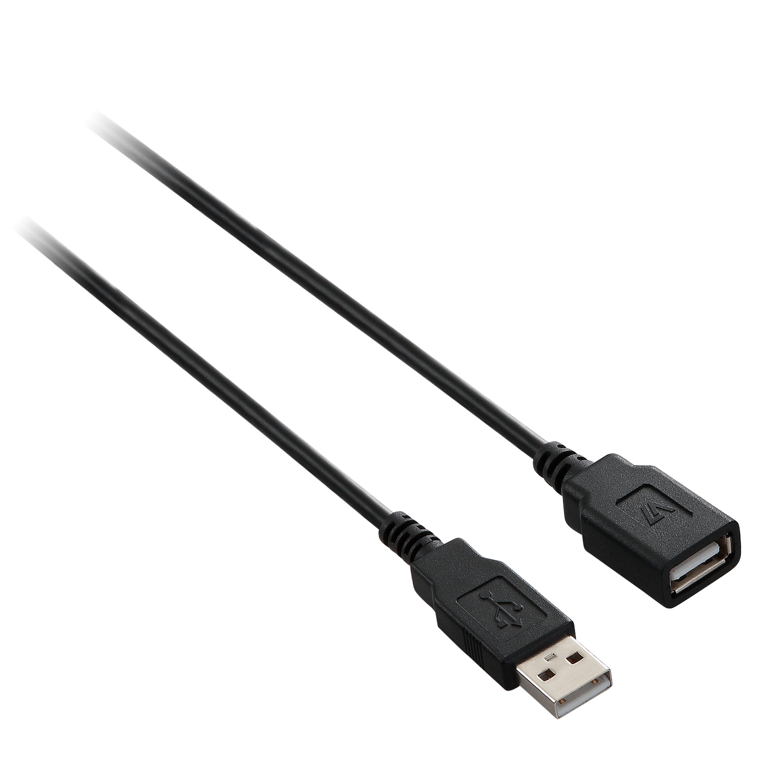 V7 USB 2.0 Verlängerungskabel USB A auf USB A 1.8 m Schwarz