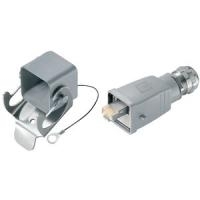 Telegärtner STX V5 RJ45-Steckerset Variante 5 Stecker, gerade Pole: 8P8C J80026A0018 Aluminium J80026A0018 1 St. (J80026A0018)