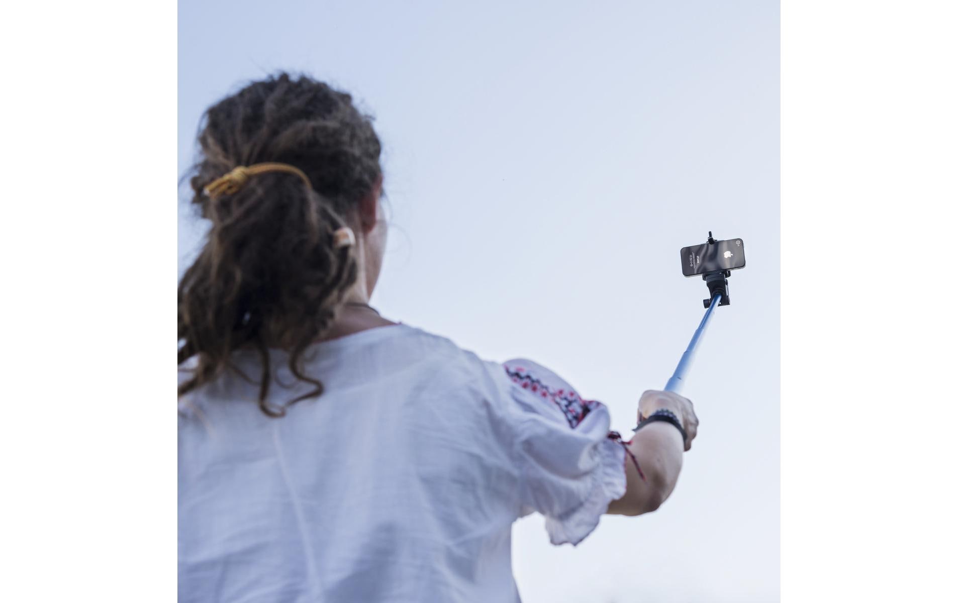 mantona Selfy Handstativ Schwarz