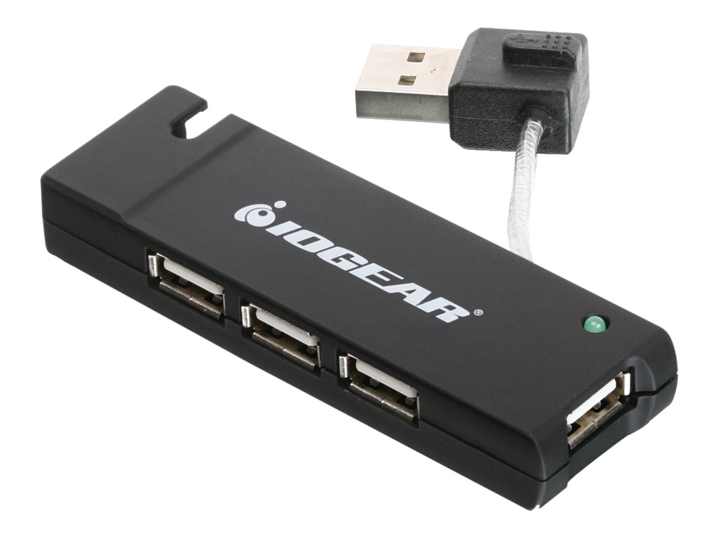 IOGEAR GUH285 4-Port USB 2.0 Hub Schwarz