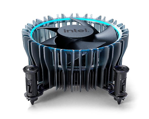 Intel Laminar RM1 Prozessorkühler LGA1700 Schwarz, Blau