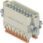 ILME Stifteinsatz Gr.66.16 CSAHM 16 16P+PE Silber SQUICH 16A 250V 1 (CSAHM16)