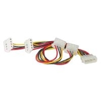 ROLINE Y-Kabel 4 pol. HDD / 4x 4 pol. HDD (90°) (11.03.1003)