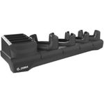 ZEBRA KIT : Multi-slot cradle kit to charge up to four TC53 / TC58, TC53e / TC58e / TC53e-RFID devices and four batteries, Includes four pre-installed grey shims for devices with a boot, power supply, and DC cable, (CRD-NGTC5B-5SC4B)