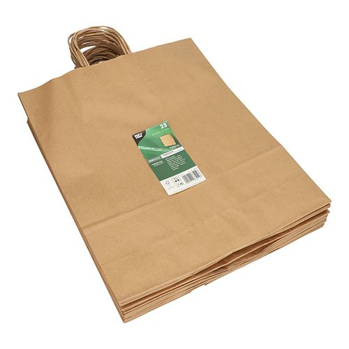 PAPSTAR Papier-Tragetasche 88412 400 x 320 x 120 mm Braun