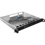 LANBERG 19" Server Gehäuse Rackmount ATX 420/10 1U schwarz (SC01-4201-10B)