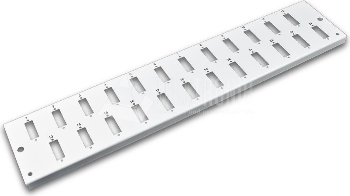 Lightwin Frontplatte 48-ST, für PREMIUM/STANDARD, 2HE Spleißboxen (FRONTPLATE 48-ST)